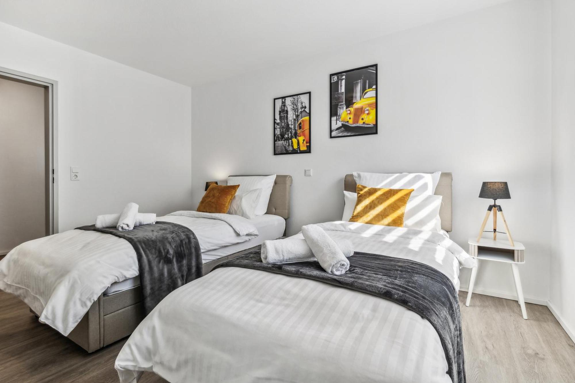 Comfort In Homburg - 24h Self-check-in - Uni-naehe - 3 Schlafzimmer - Parkplatz - Badewanne - Balkon - Wlan * Hombourg